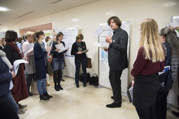 Reger Austausch während der Postersession